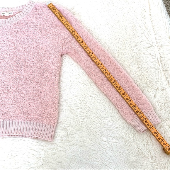 Girls Fuzzy Tucker+Tate Baby Pink Crew Neck - Picture 8 of 11